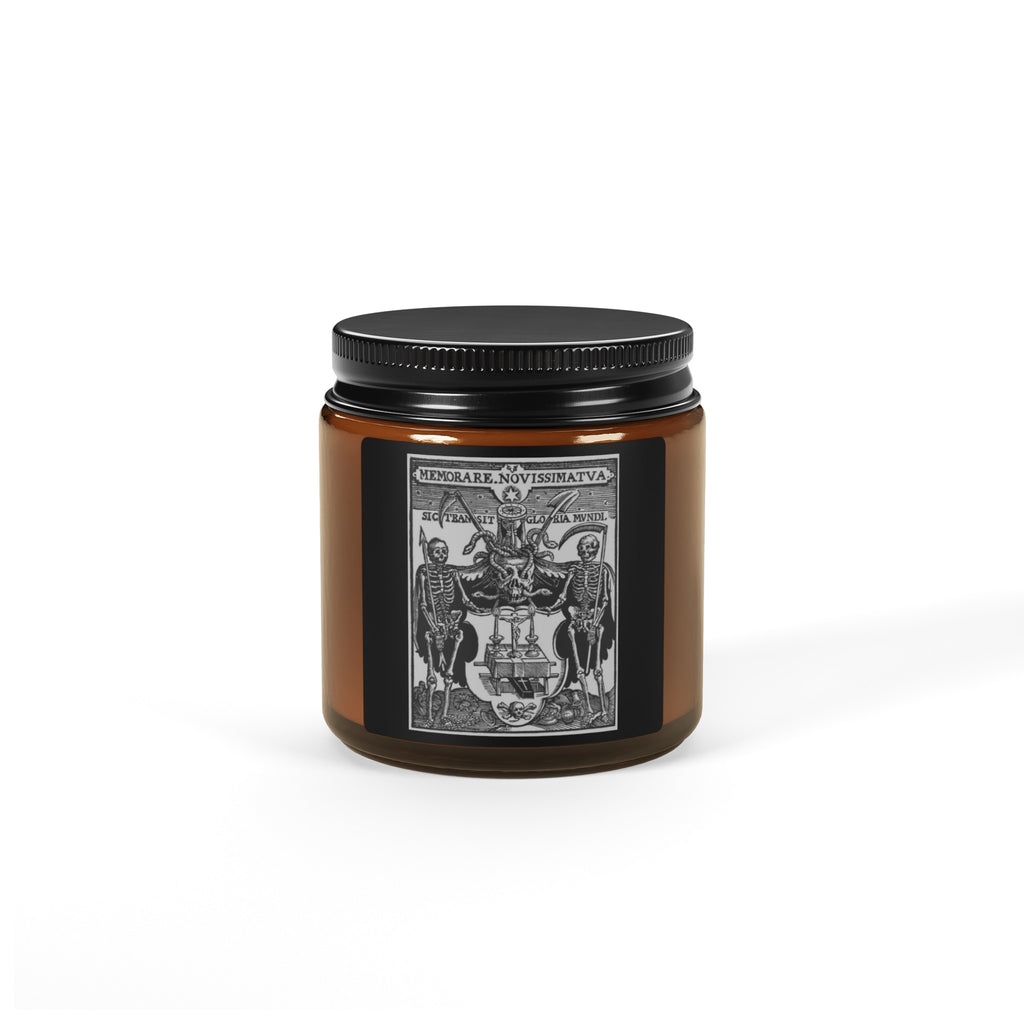 Scented Soy Candle (Multi-Size, Amber Jar)
