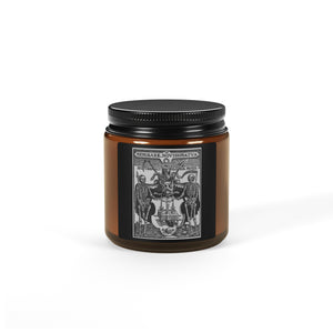 Scented Soy Candle (Multi-Size, Amber Jar)
