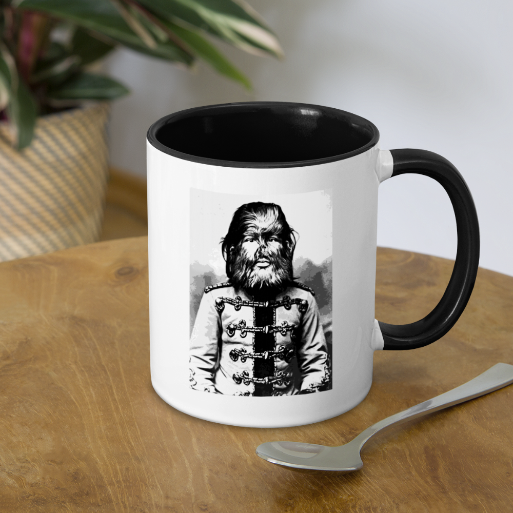 Bearded Lady & JoJo the Dog-Faced Boy - Circus Sideshow Freaks Coffee Mug SPOD - white/black