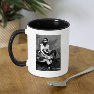 Bearded Lady & JoJo the Dog-Faced Boy - Circus Sideshow Freaks Coffee Mug SPOD - white/black