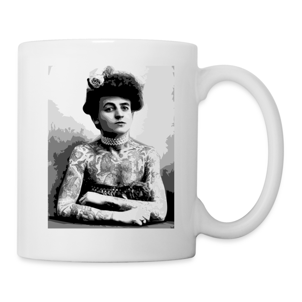 Circus Sideshow Freaks Coffee Mug, 11 oz - white