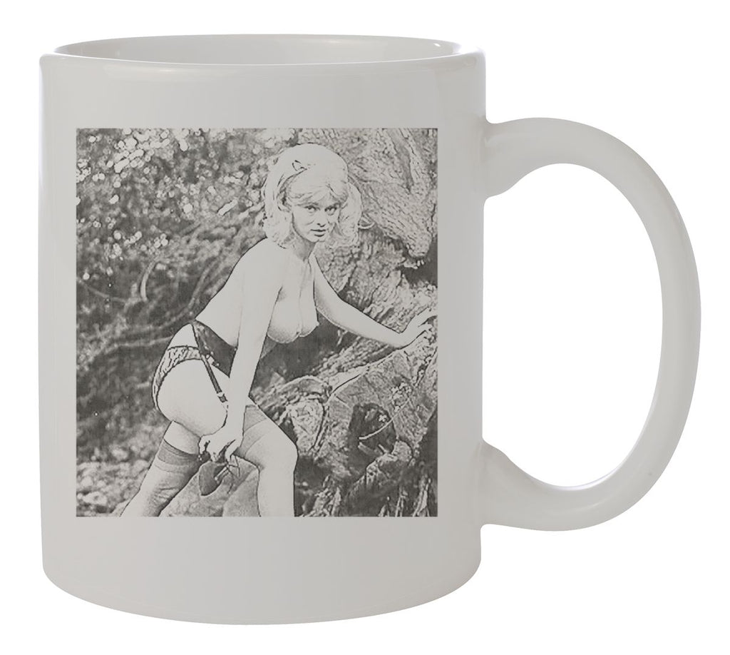 Blonde Bombshell white mug
