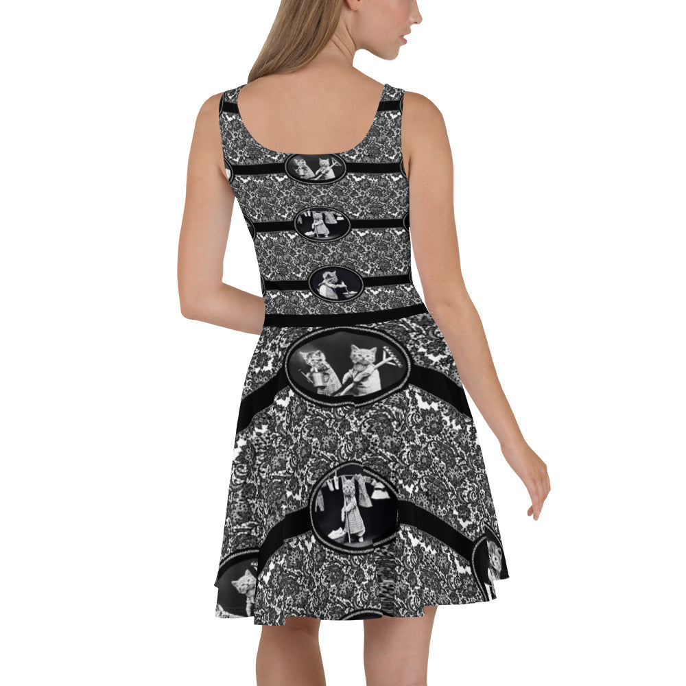 Kittens dressed up Skater Dress