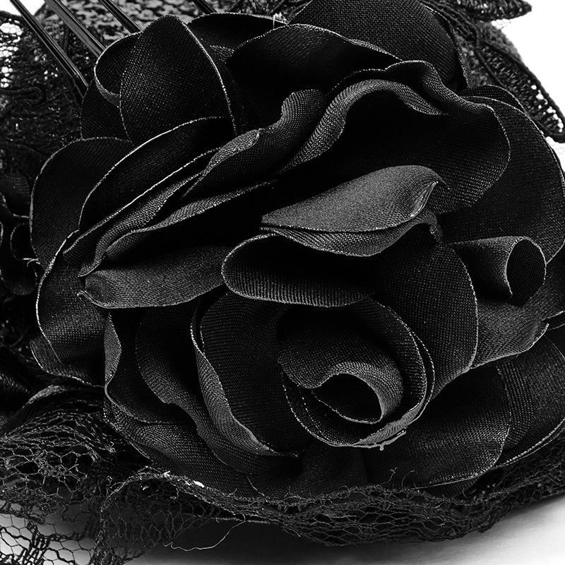 Gothic Lolita Sweet Tiny Black Hat Hair Jewelry/Accessory,  Steampunk Retro
