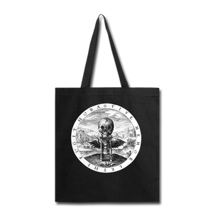 Vive Memor Leti Fugit Hora tote bag - Live Mindful of Death, the Hour Flies - black